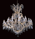 Huron Crystal Chandelier Gold