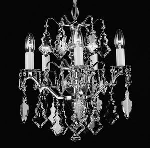 Harlem Antique Brass/Polished Brass & Crystal Chandelier S/M/L/XL