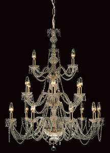 Horyn Crystal Chandelier Chrome/Gold S/M/L