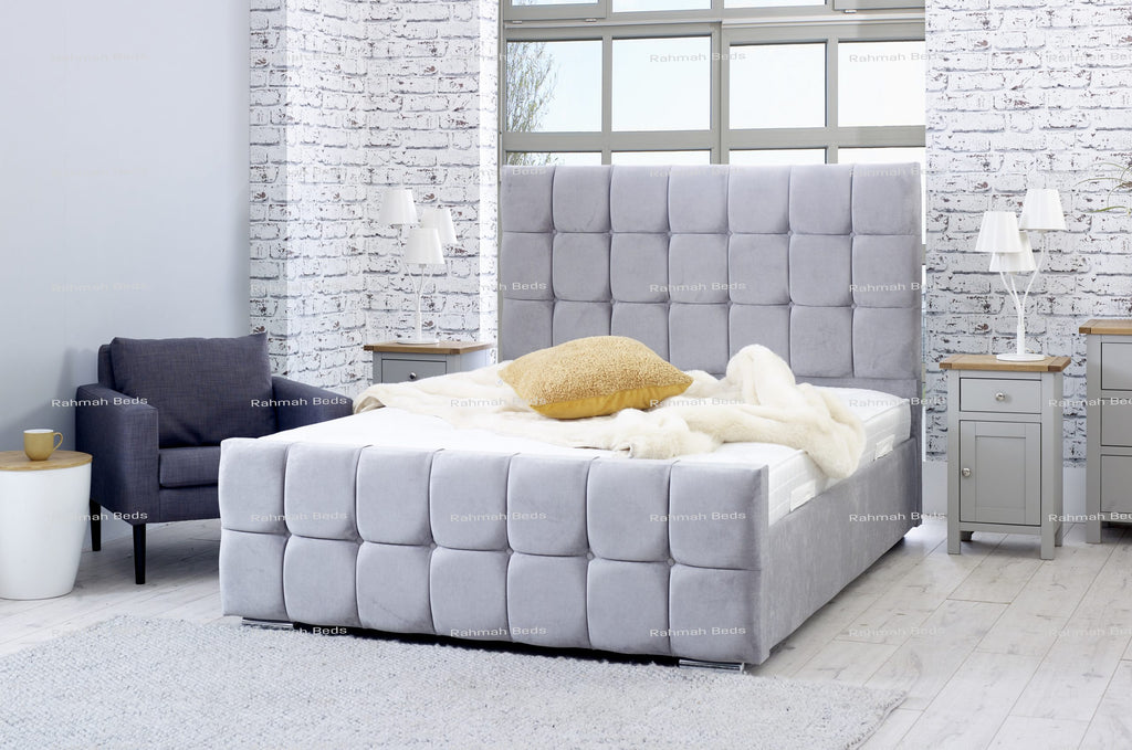 Cube Bed - Ottoman/Non-Ottoman - Multiple Colour Option