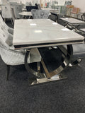 Chelsea Marble Dining Table- Grey or White Top Options
