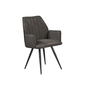 Arianna Dining Chair - Available in Light Grey and Distressed Dark Grey