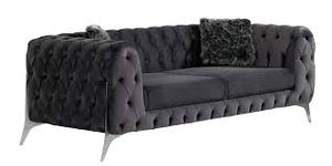 Sandringham Sofa - 3+2 and Corner Available - Silver & Dark Grey