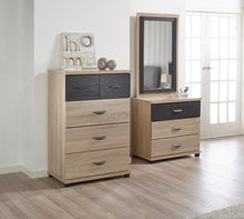 Load image into Gallery viewer, Domonic 3+2 chest of Drawers - Sonoma Oak With curved Handles
