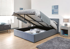 Medway Faux Leather End Lift Ottoman Bed