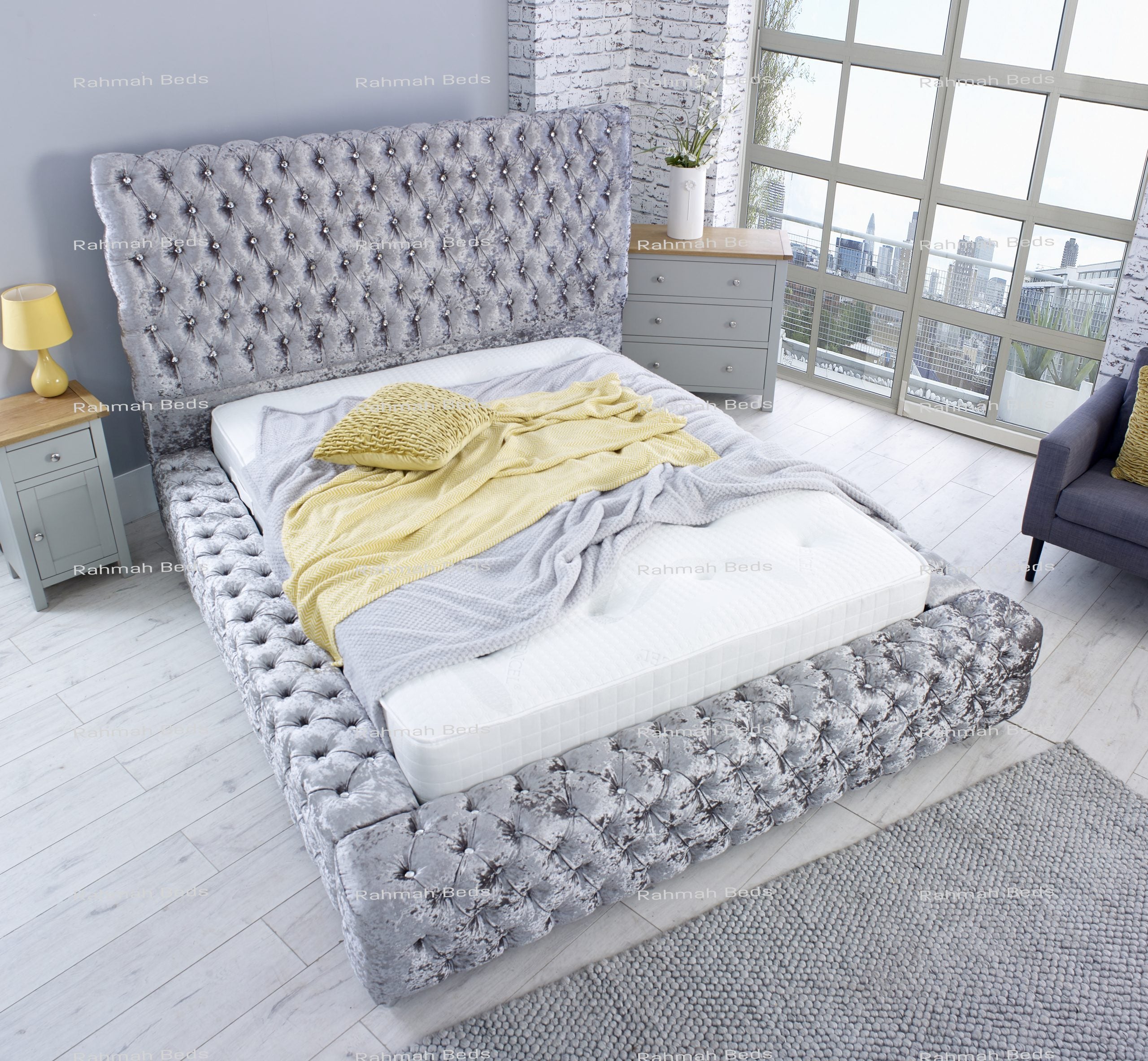 Emperor Bed - Ottoman/Non-Ottoman - Multiple Colour Option