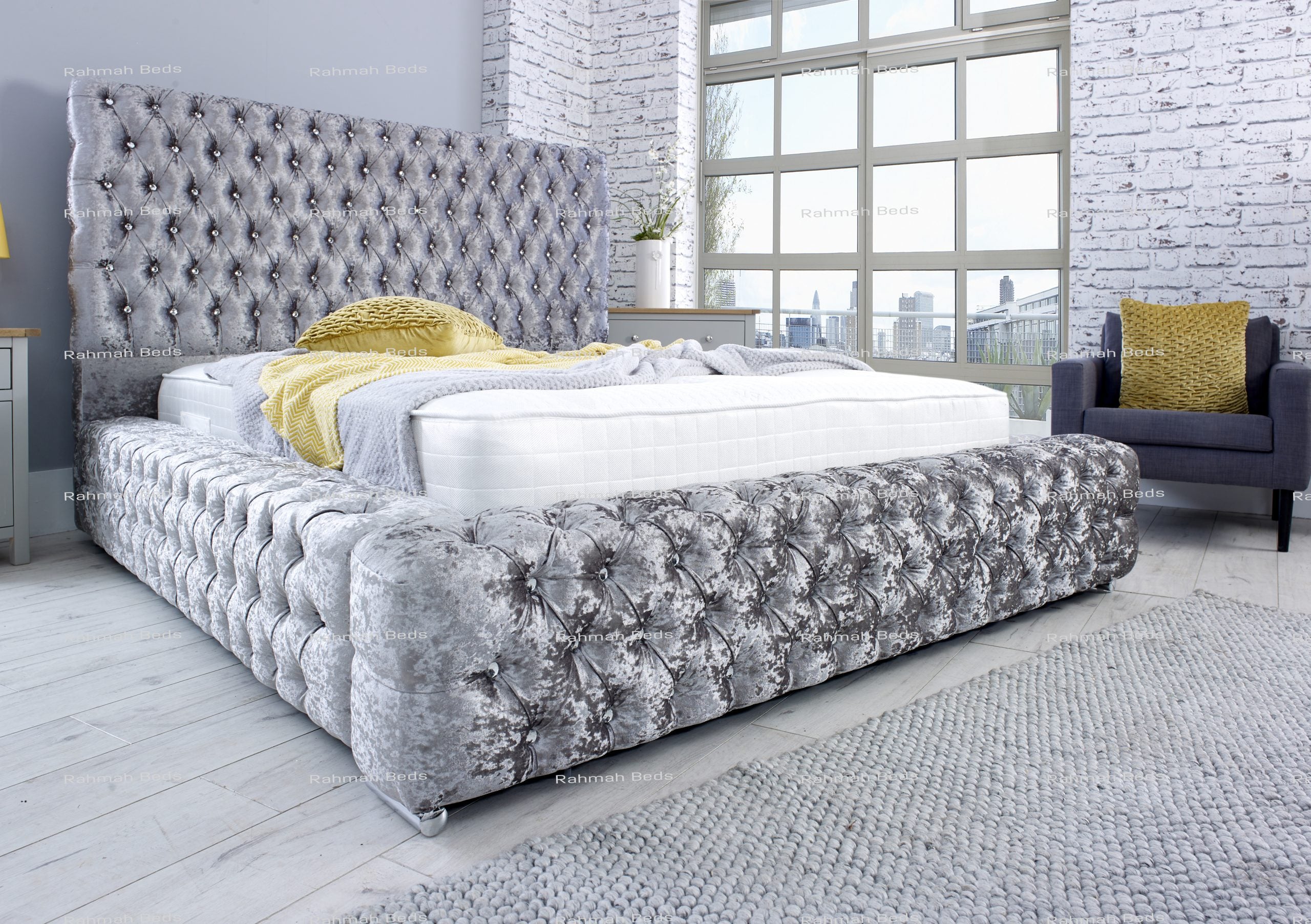 Emperor Bed - Ottoman/Non-Ottoman - Multiple Colour Option