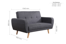 Load image into Gallery viewer, August Sofa Bed 2 Sizes Available
