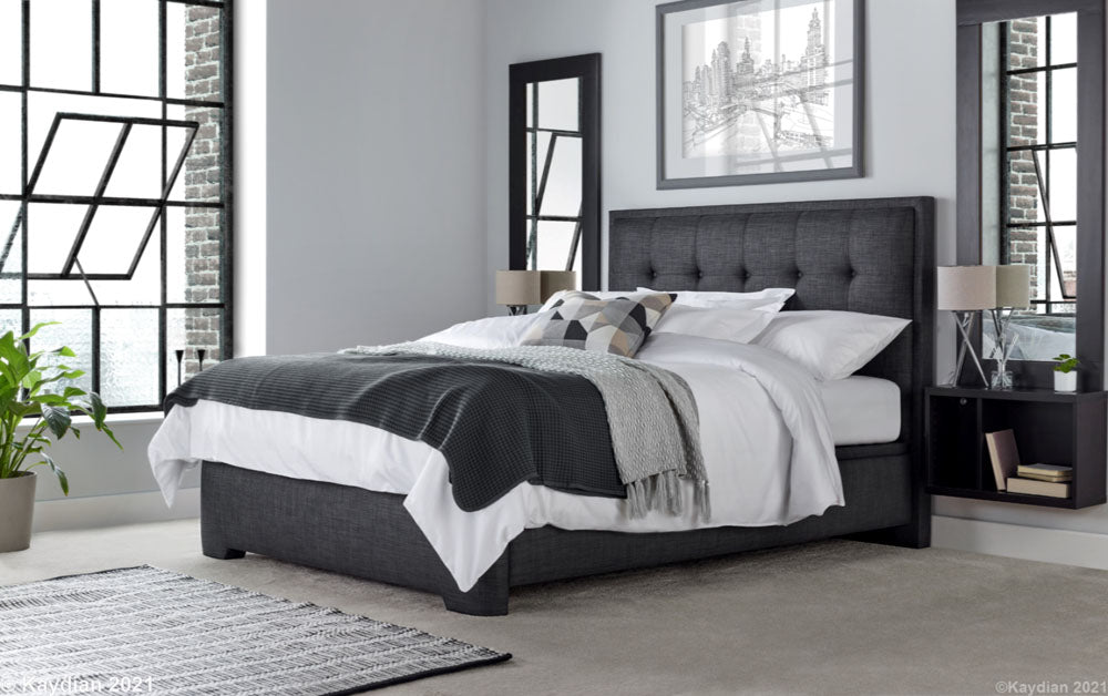Falstone Storage Bed - Available in Slate or Grey Fabric