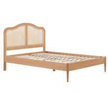 Load image into Gallery viewer, Leonie Brown Rattan Bed - Available in Doulbe, KingSize and SuperKing
