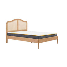 Load image into Gallery viewer, Leonie Brown Rattan Bed - Available in Doulbe, KingSize and SuperKing
