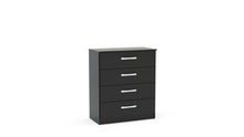 Load image into Gallery viewer, Lynx 4 Drawer Chest - Available in Grey, White, Black, Grey &amp; White
