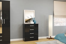 Load image into Gallery viewer, Lynx 4 Drawer Chest - Available in Grey, White, Black, Grey &amp; White
