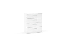 Load image into Gallery viewer, Lynx 4 Drawer Chest - Available in Grey, White, Black, Grey &amp; White
