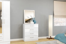 Load image into Gallery viewer, Lynx 4 Drawer Chest - Available in Grey, White, Black, Grey &amp; White
