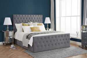 Pamina High Headboard Ottoman/Non-ottoman Bed