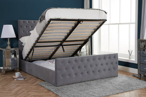 Pamina High Headboard Ottoman/Non-ottoman Bed