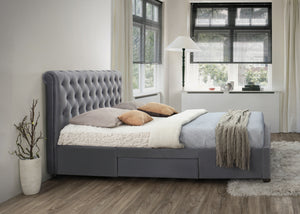 Oriana Fabric Storage Bed