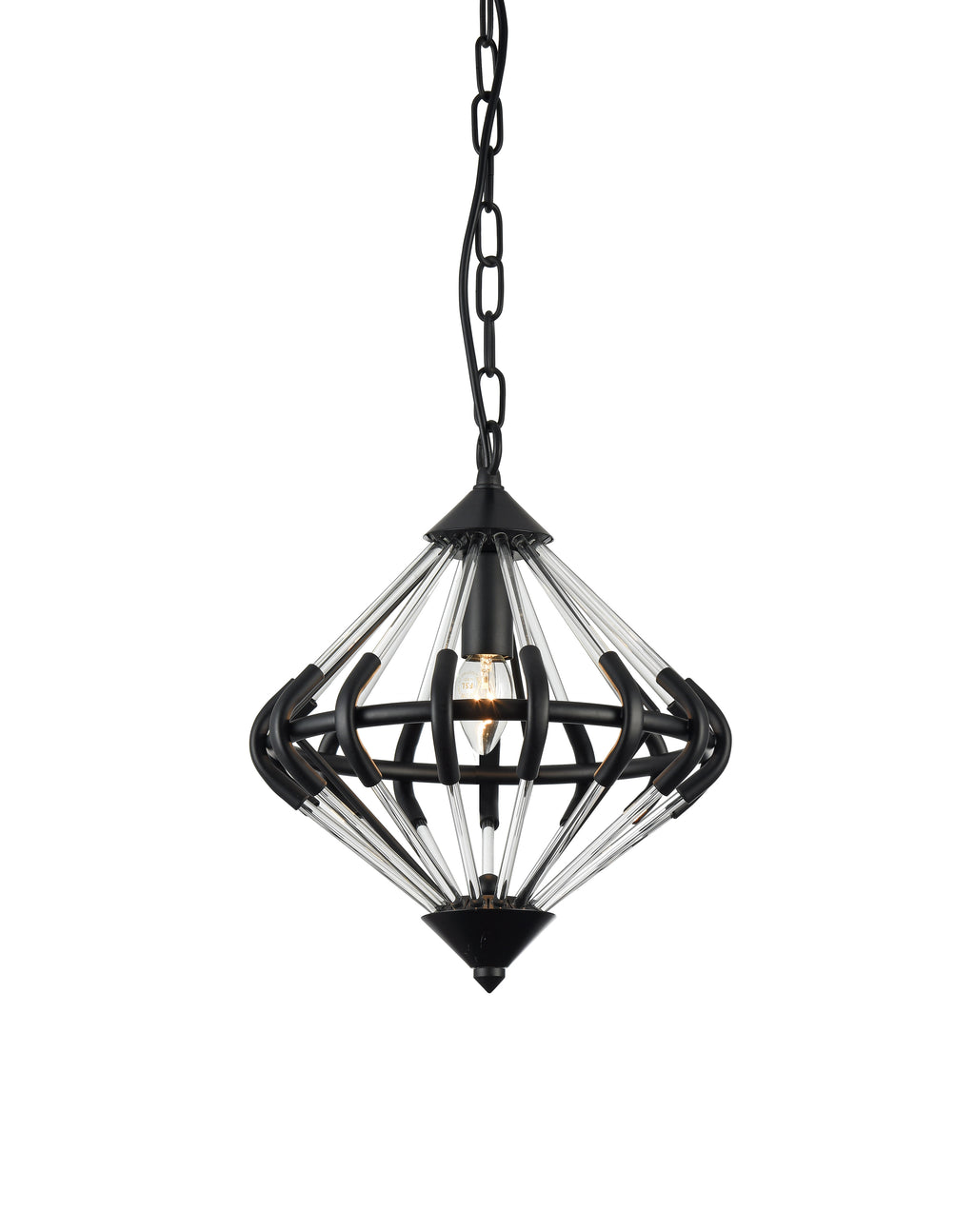 Giza Pendant Black/Chrome