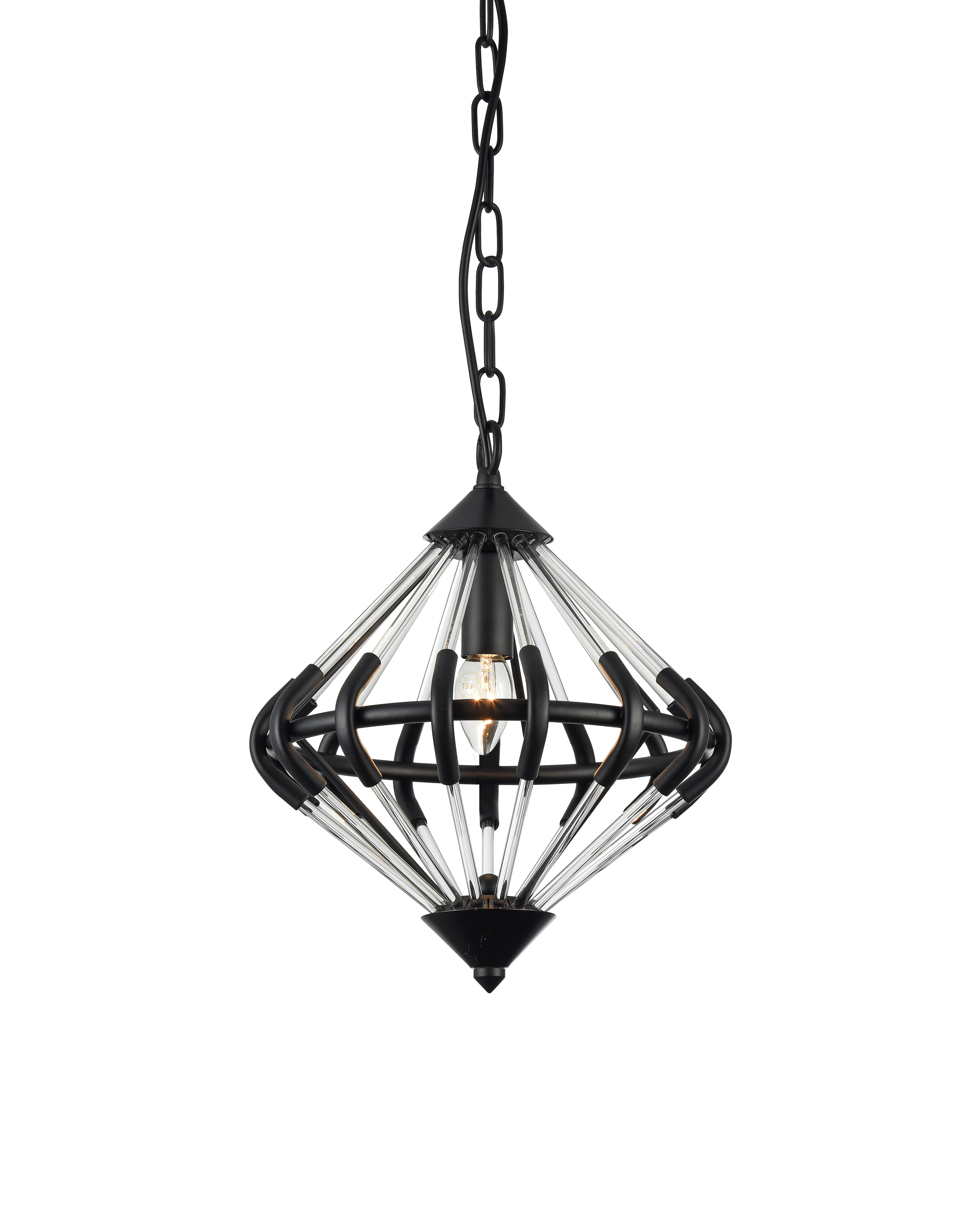 Giza Pendant Black/Chrome