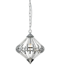 Giza Pendant Black/Chrome