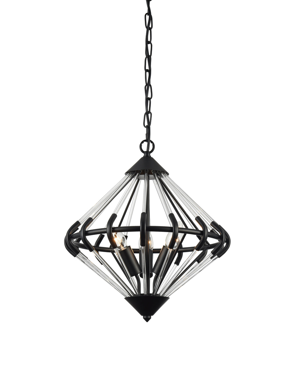 Giza Pendant Black/Chrome