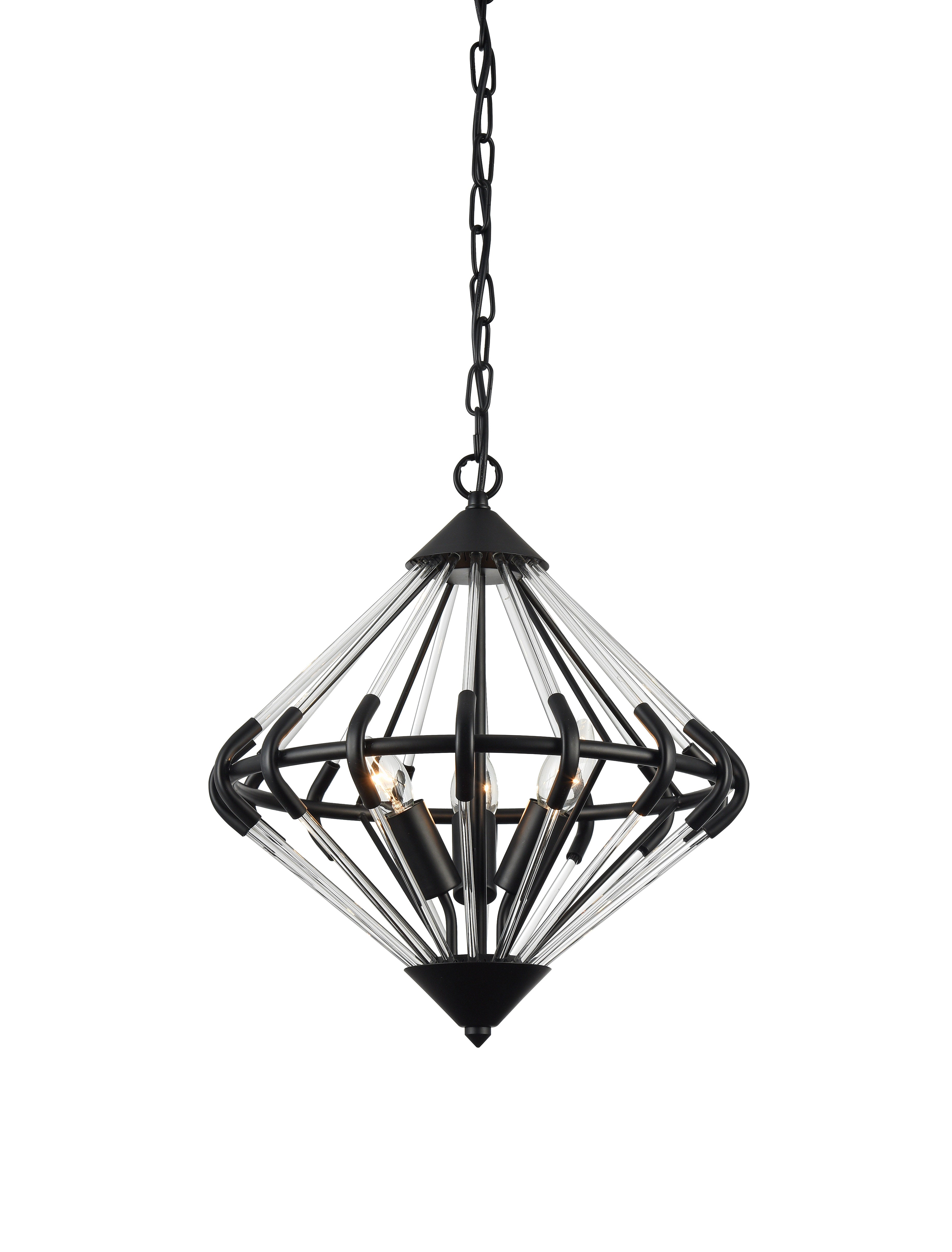 Giza Pendant Black/Chrome