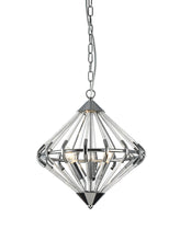 Load image into Gallery viewer, Giza Pendant Black/Chrome
