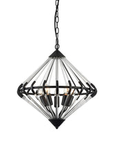 Load image into Gallery viewer, Giza Pendant Black/Chrome
