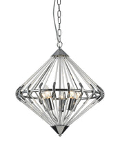 Load image into Gallery viewer, Giza Pendant Black/Chrome
