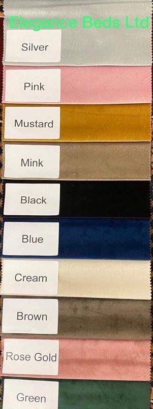Balmoral Bed - Ottoman/Non-Ottoman - Multiple Colour Option