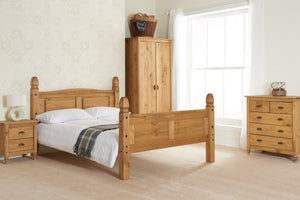 Zoey Solid Pine High End Bed