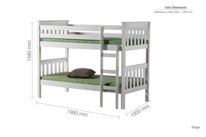 Asher Pine Bunk Bed