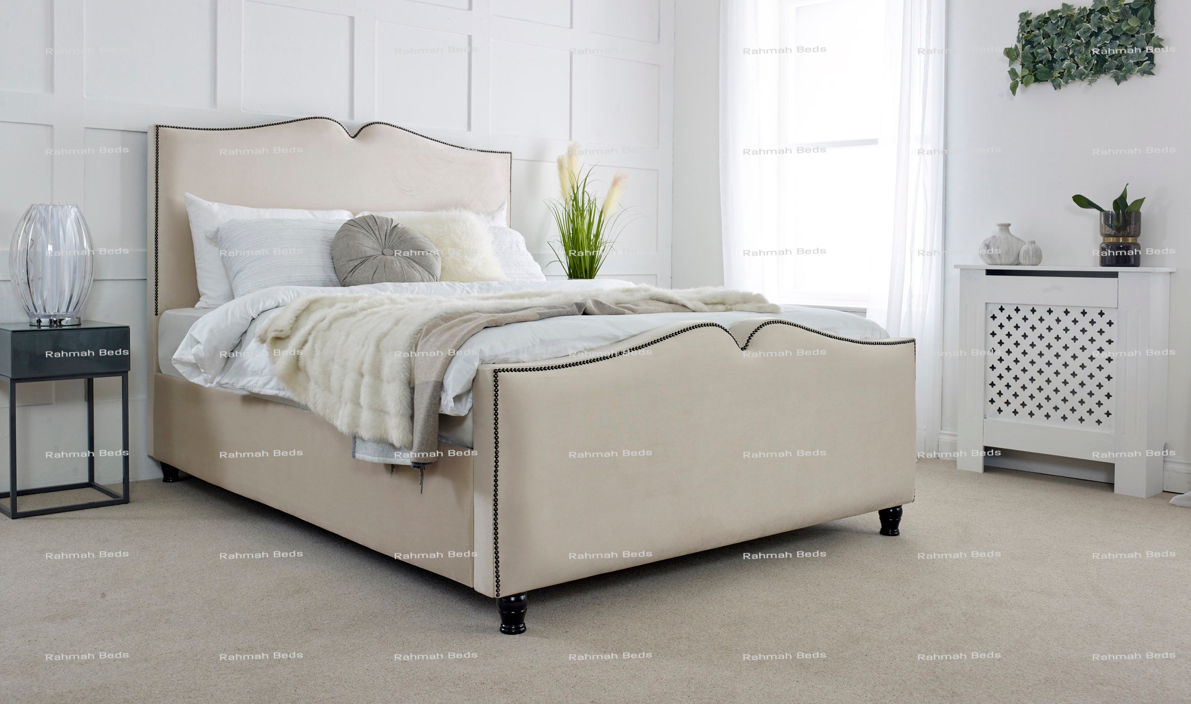Hartford Bed - Ottoman/Non-Ottoman - Multiple Colour Option