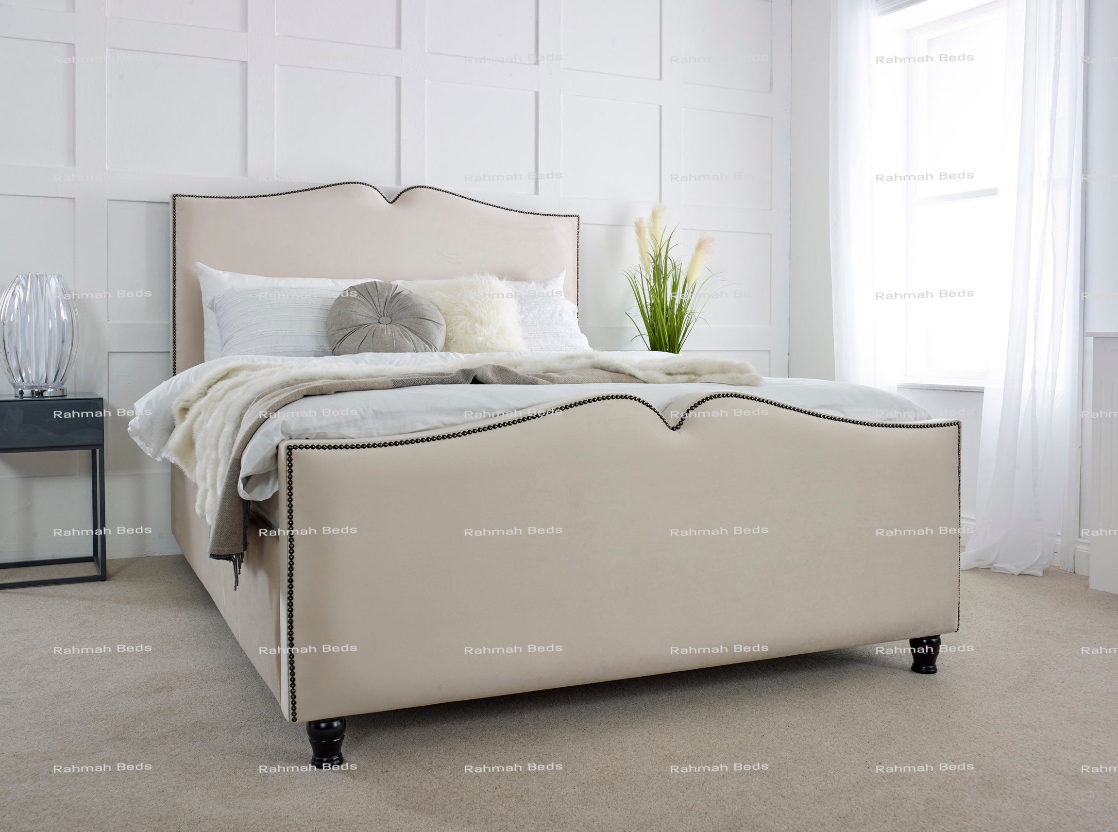 Hartford Bed - Ottoman/Non-Ottoman - Multiple Colour Option