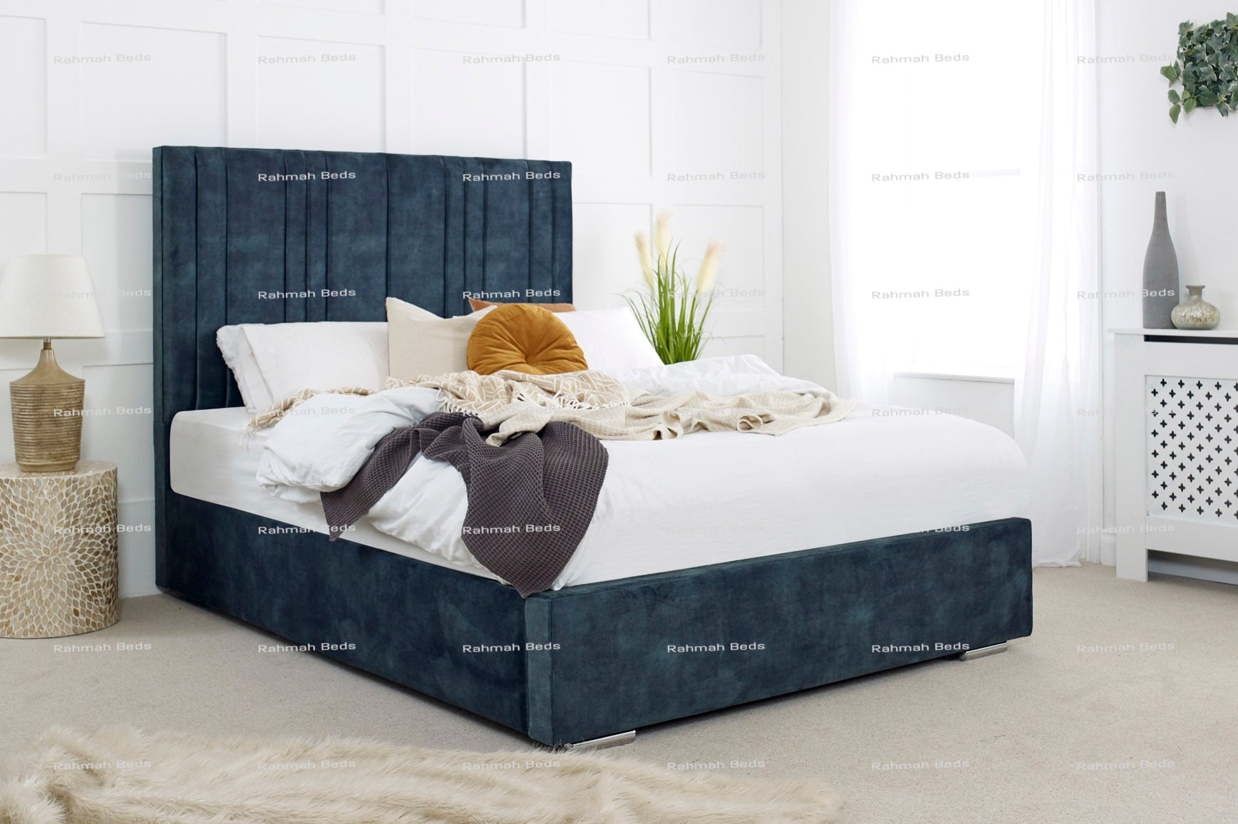Florence Bed - Ottoman/Non-Ottoman - Multiple Colour Option