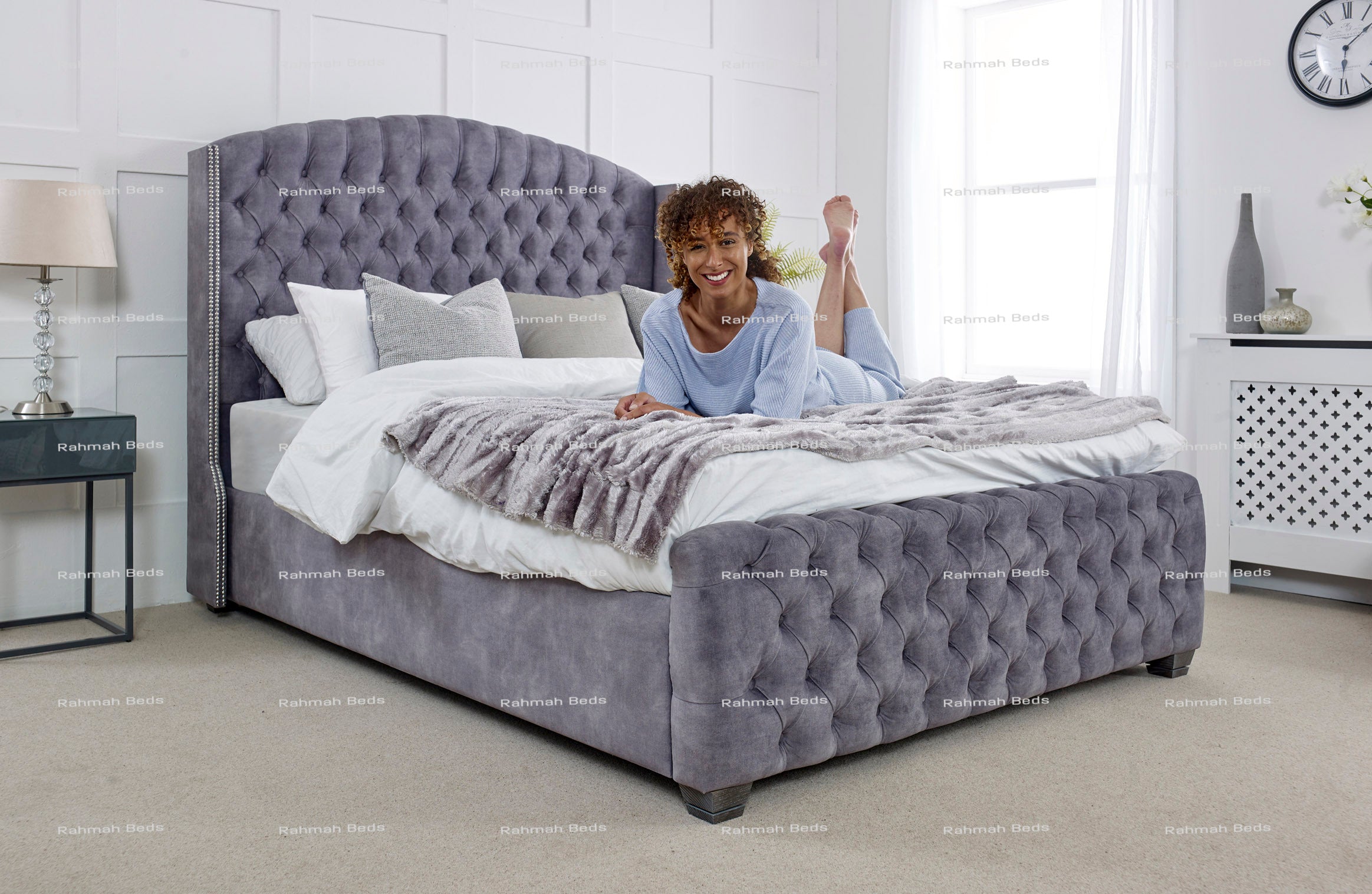 Regal Bed - Ottoman/Non-Ottoman - Multiple Colour Option