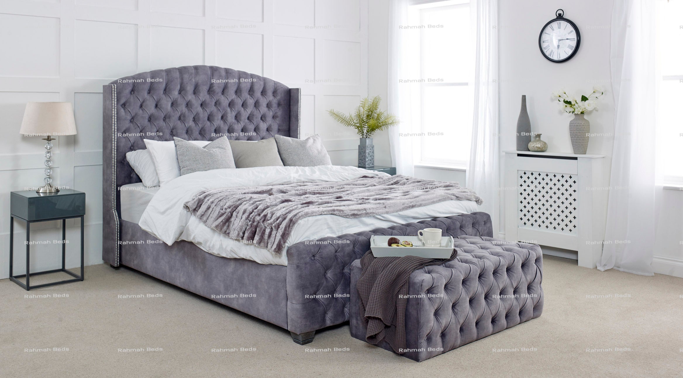 Regal Bed - Ottoman/Non-Ottoman - Multiple Colour Option
