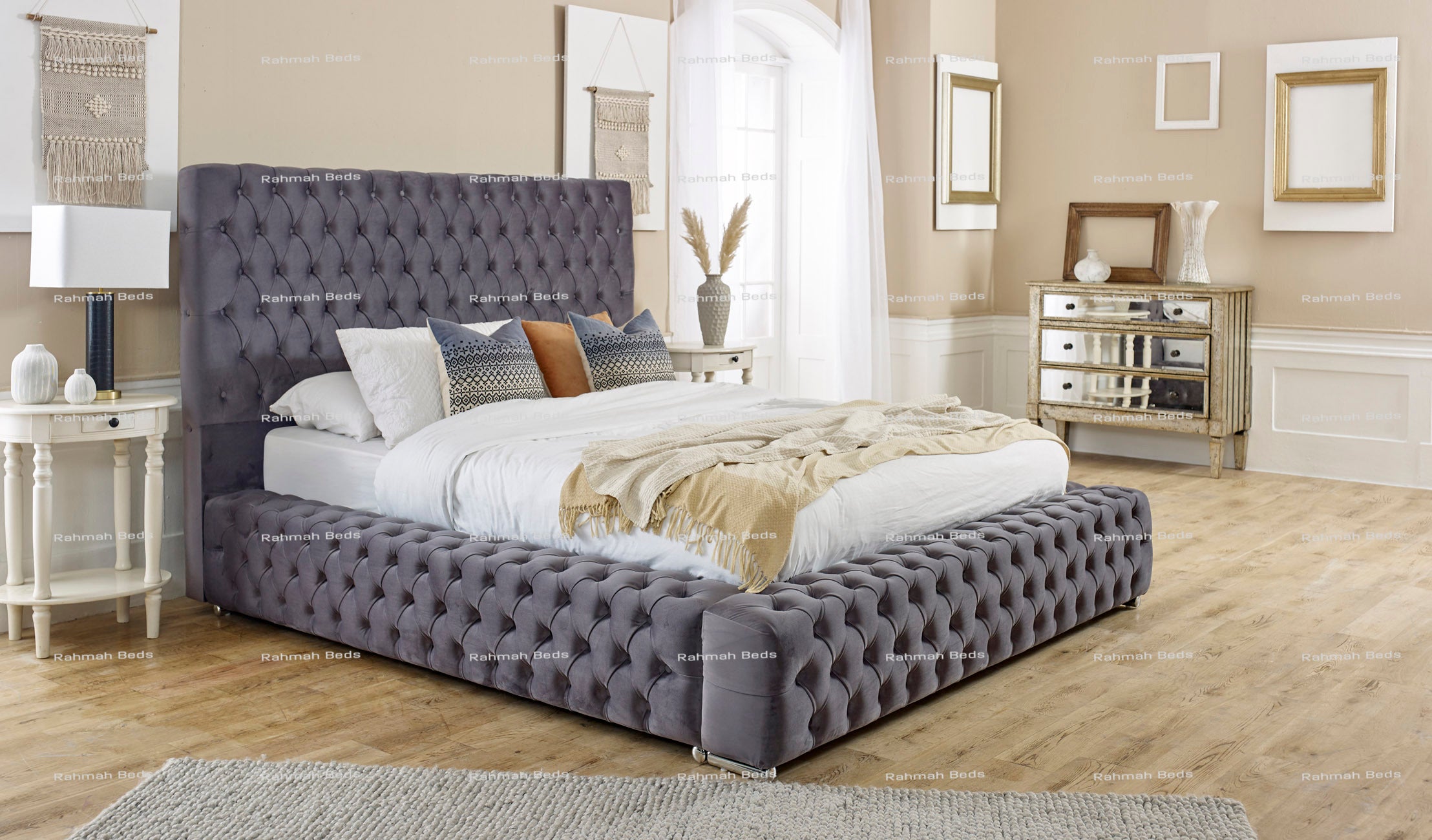 Emperor Bed - Ottoman/Non-Ottoman - Multiple Colour Option