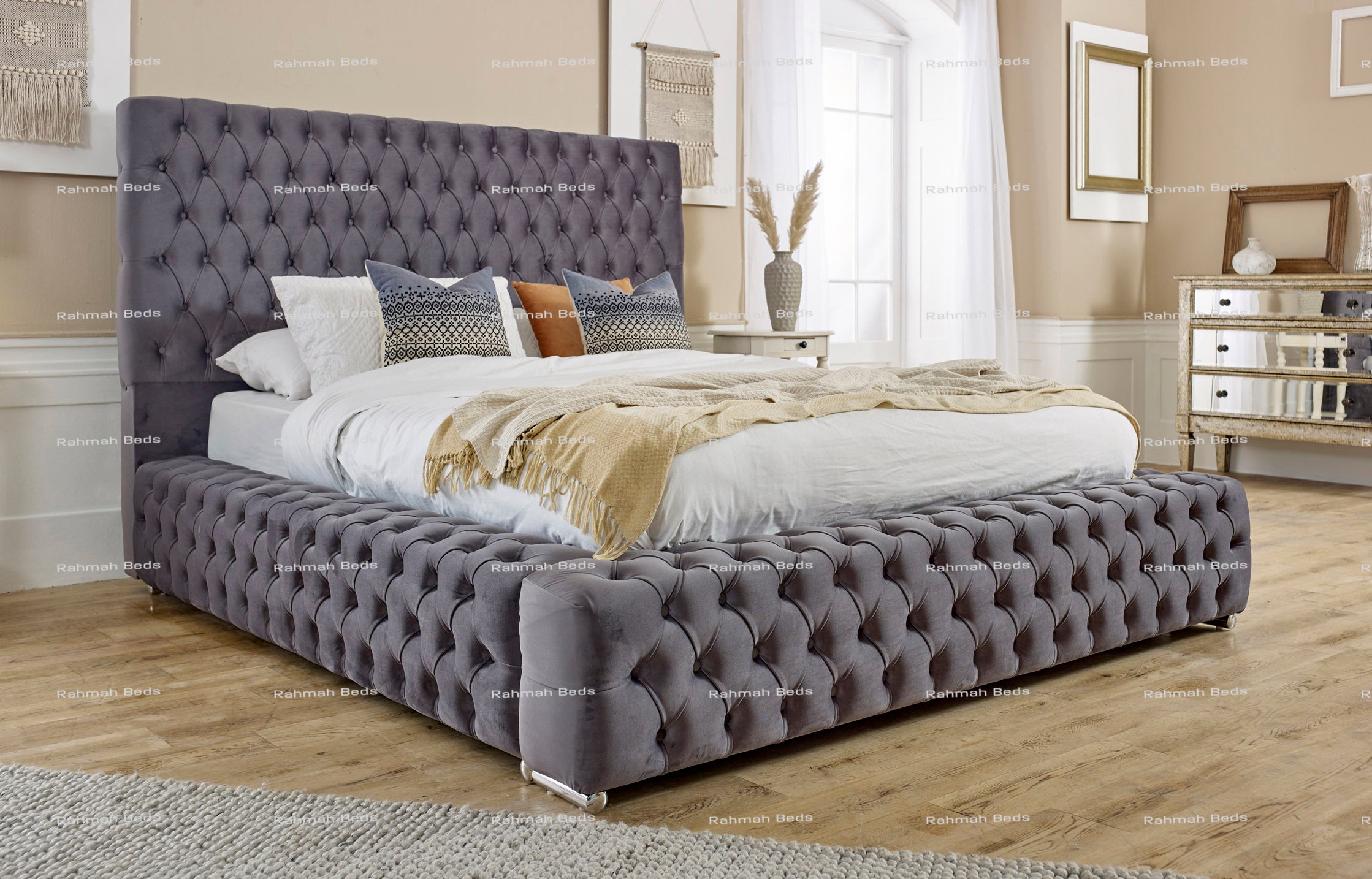 Emperor Bed - Ottoman/Non-Ottoman - Multiple Colour Option