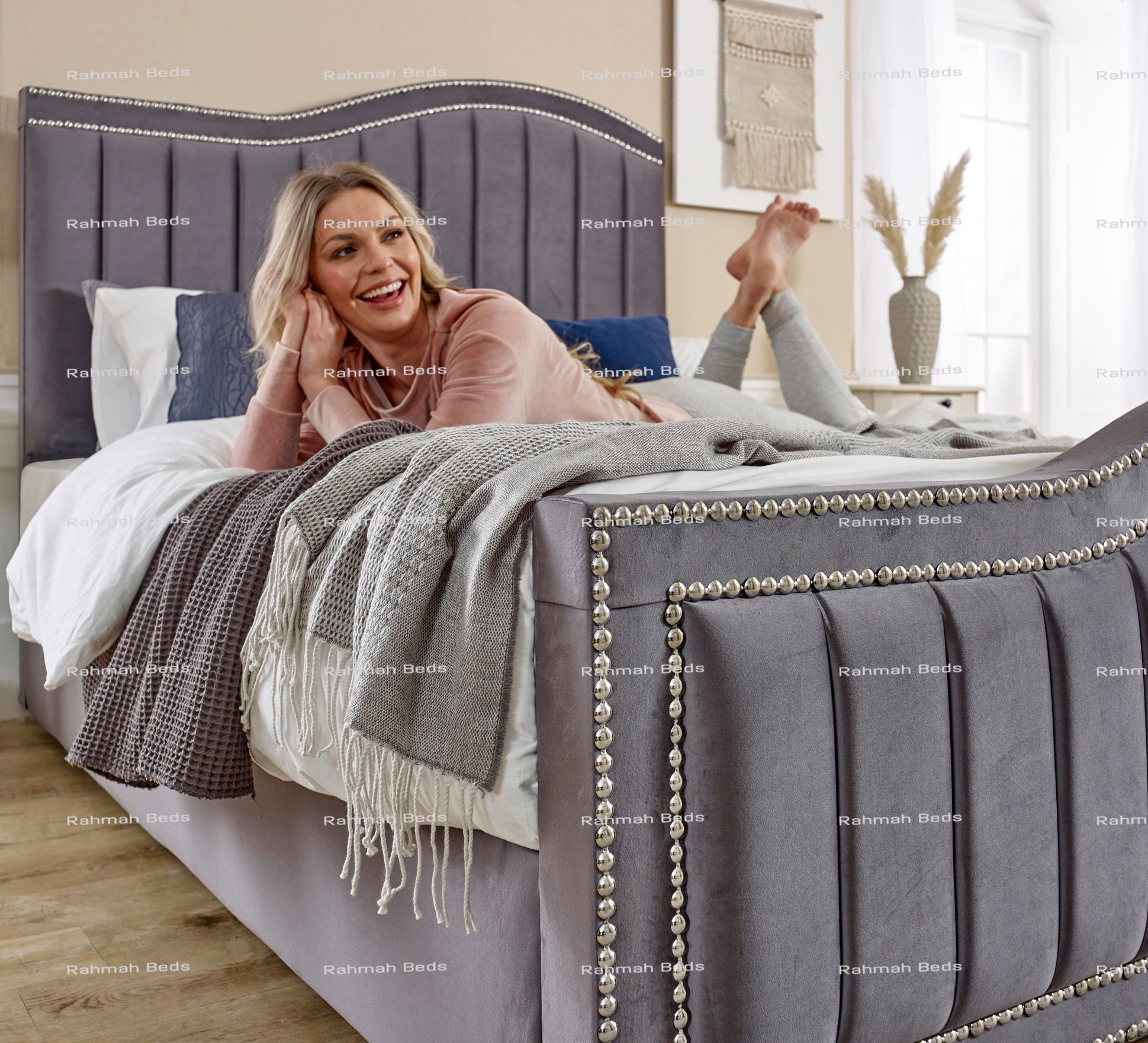 Kensington Bed - Ottoman/Non-Ottoman - Multiple Colour Option