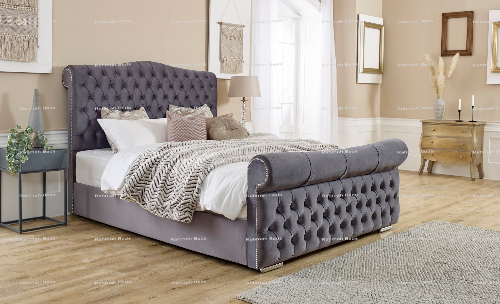 Colorado Bed - Ottoman/Non-Ottoman - Multiple Colour Option
