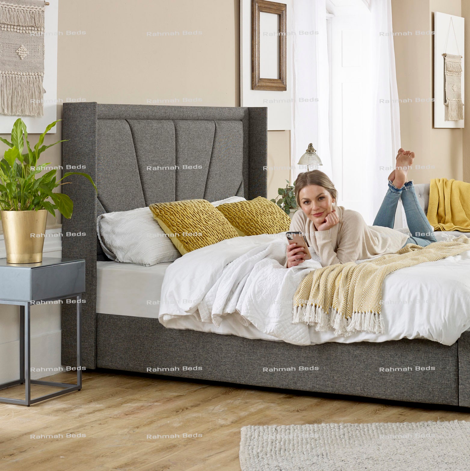 Heritage Bed - Ottoman/Non-Ottoman - Multiple Colour Option