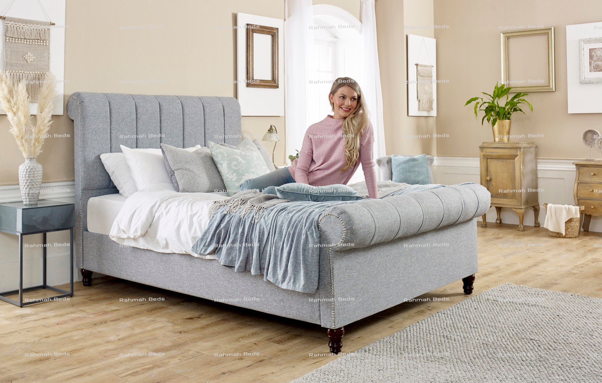 Savoy Bed - Ottoman/Non-Ottoman - Multiple Colour Option