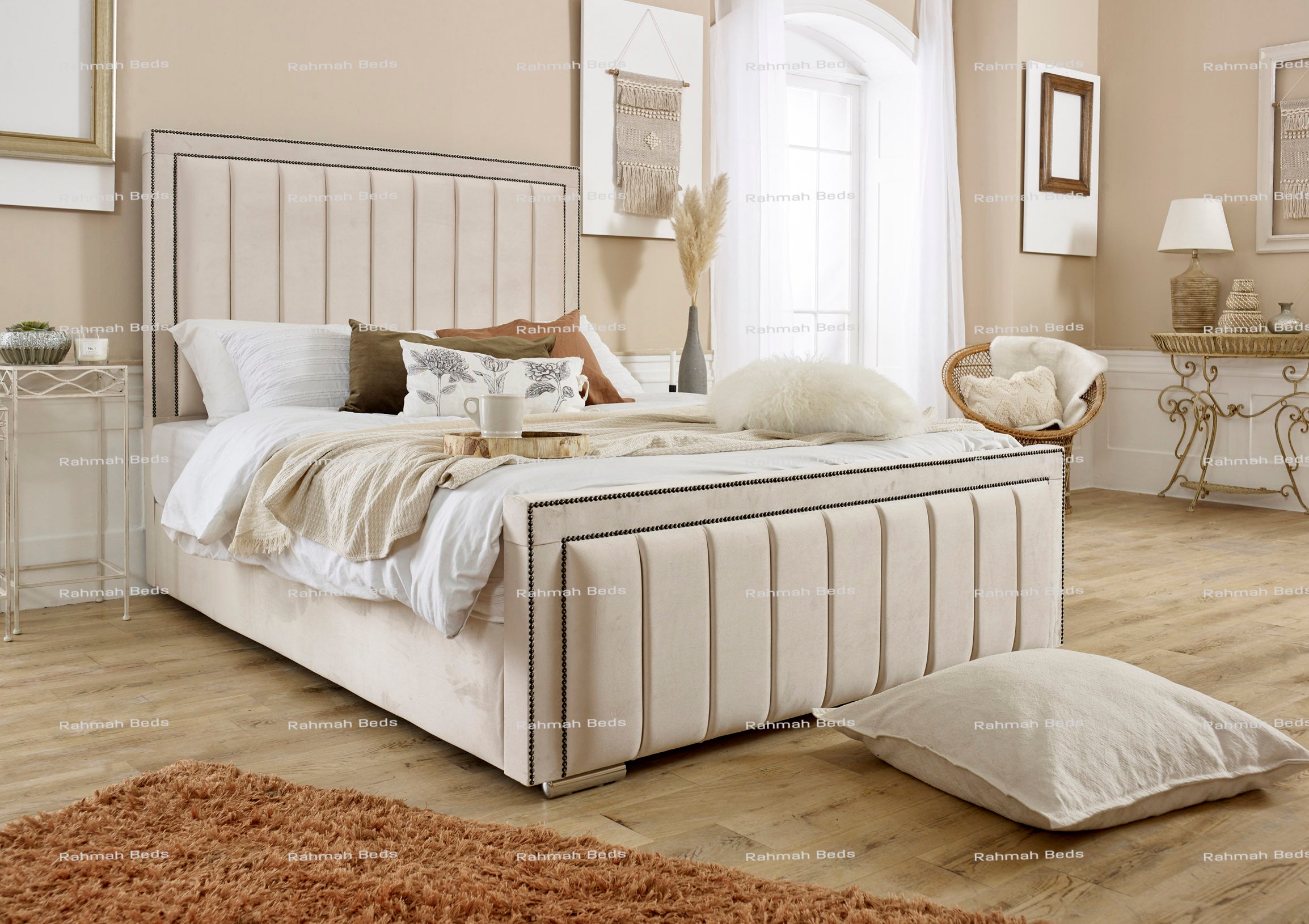 Iris Bed - Ottoman/Non-Ottoman - Multiple Colour Option
