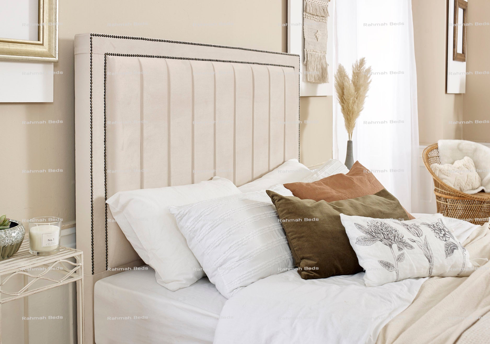 Iris Bed - Ottoman/Non-Ottoman - Multiple Colour Option