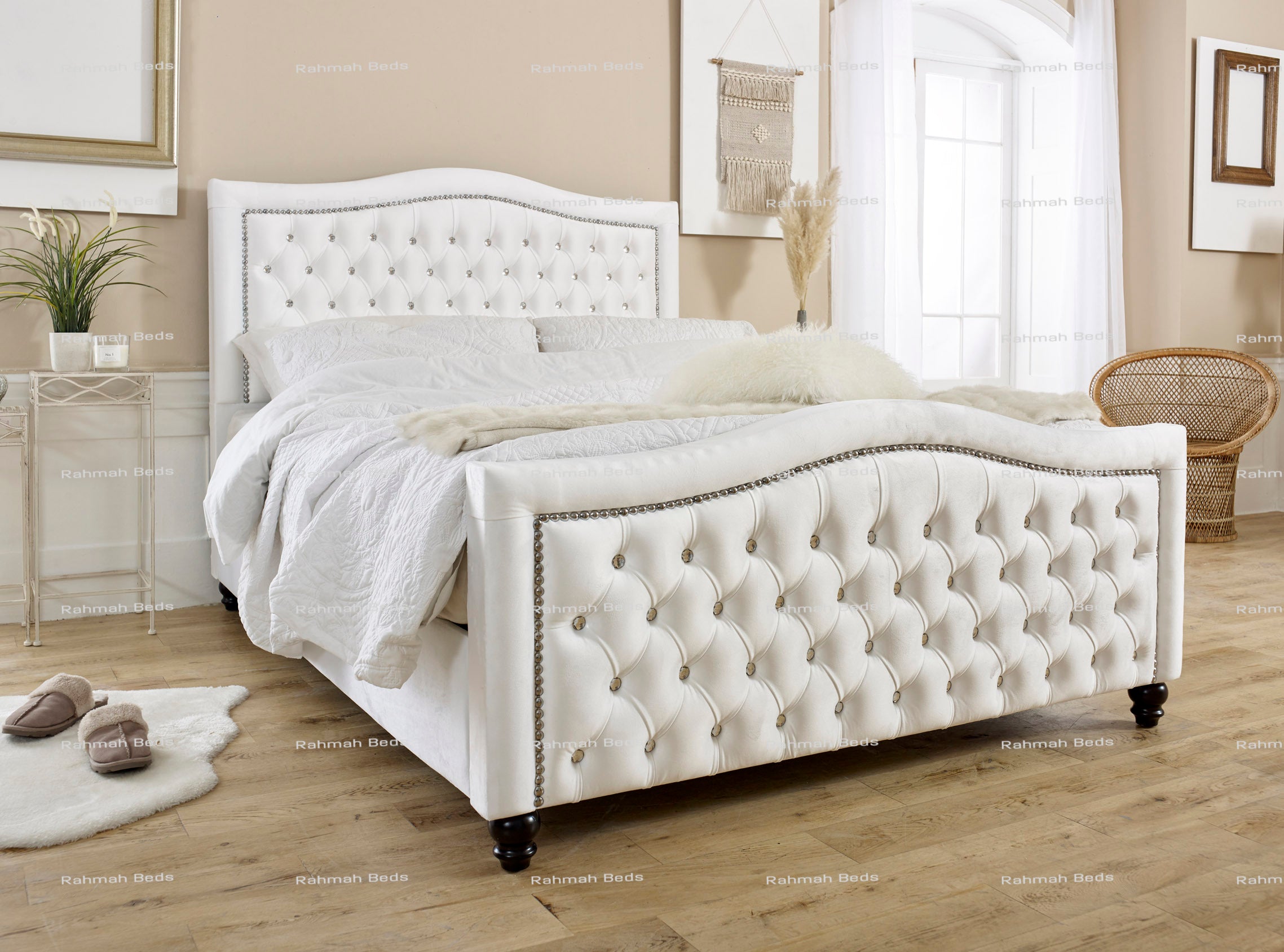 Siara Bed - Ottoman/Non-Ottoman - Multiple Colour Option