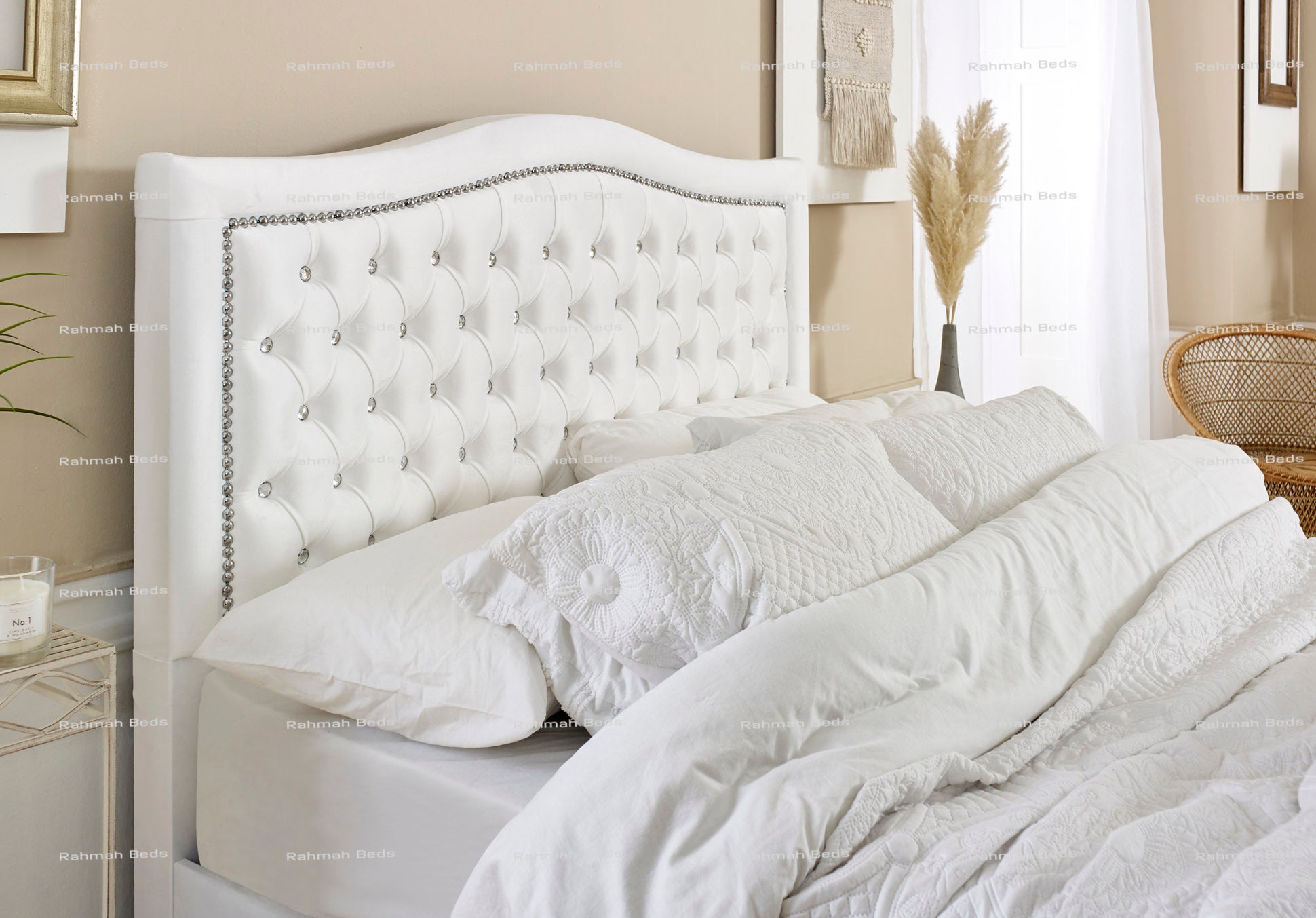 Siara Bed - Ottoman/Non-Ottoman - Multiple Colour Option