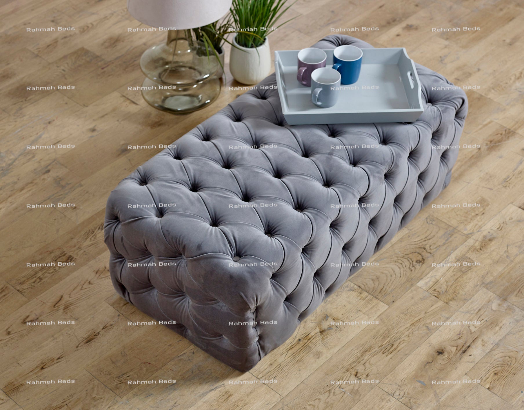 Ottoman Upholstered - Multiple Colour Option