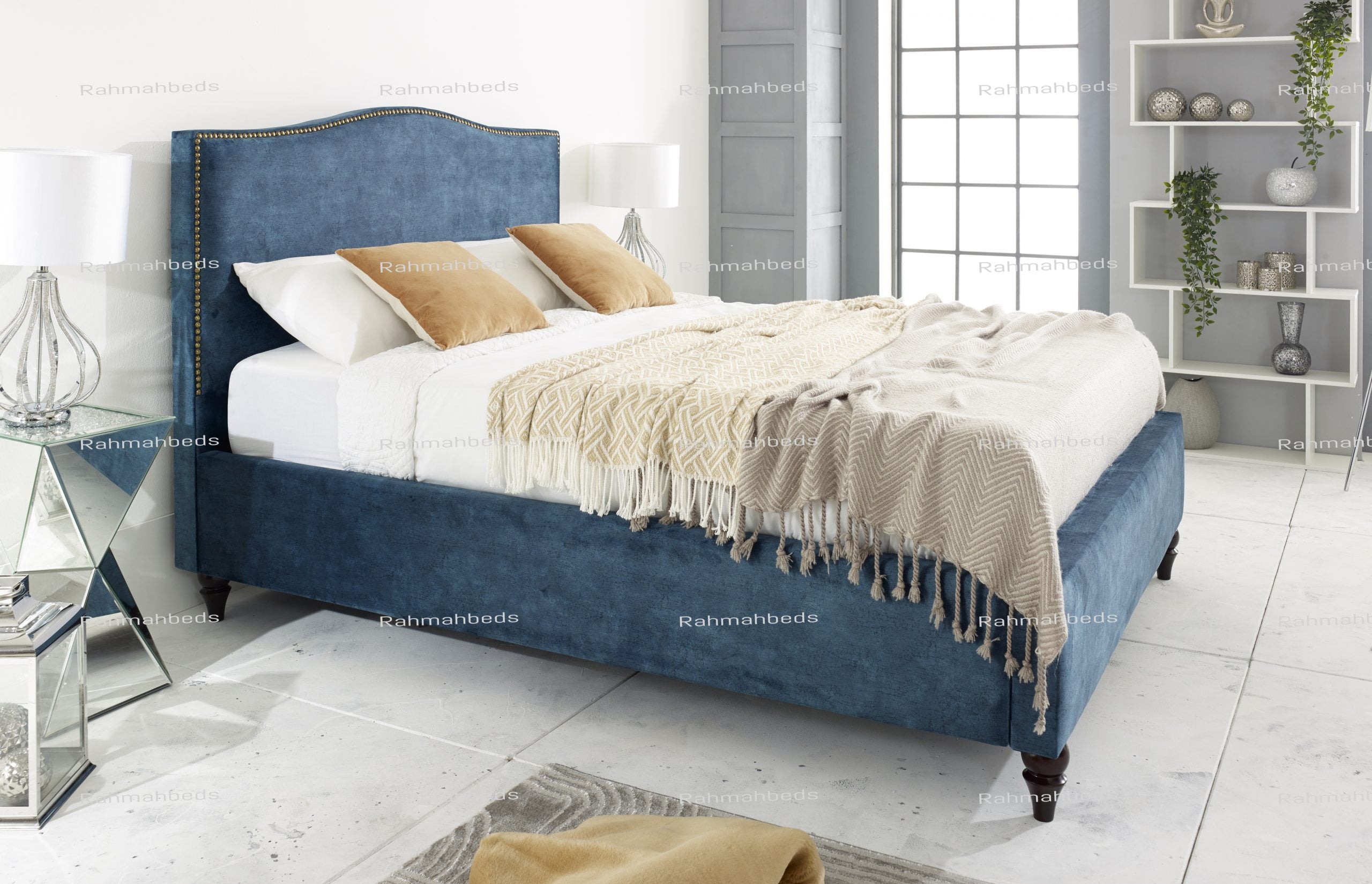Victoria Bed - Ottoman/Non-Ottoman - Multiple Colour Option